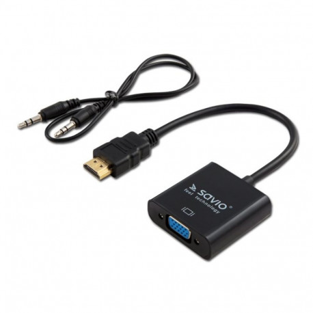 Video Adapter - Savio Cl-23/b Black