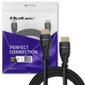 HDMI Cable - Qoltec 50353 Ultra High Speed 8K 60Hz 26AWG Gold 5m