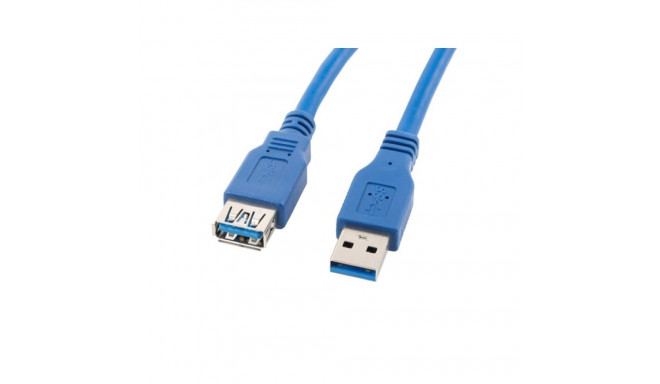 USB Cable - Lanberg CA-US3E-10CC-0018-B USB 3.0 1.8m Male A to Female A Blue