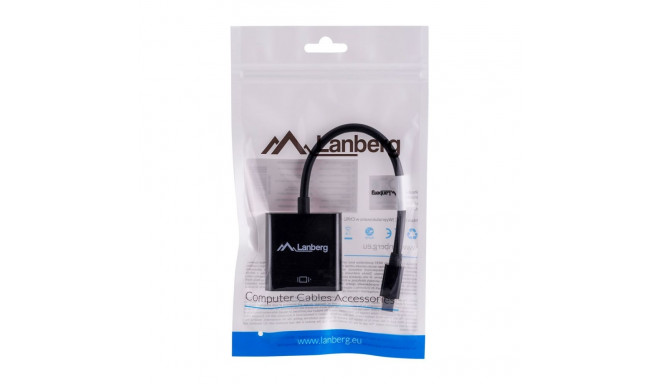 VGA Adapter - Lanberg Ad-0006-bk 0.2m Mini DisplayPort Black