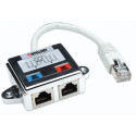 Network Accessory - Intellinet 2-Port Modular Distributor Cat5e Silver/White