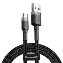 Microusb Cable - Baseus 2.4a 1m Micro USB Grey/black