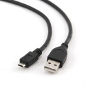 Micro-usb Cable - Gembird Ccp-ambm-1m, Black