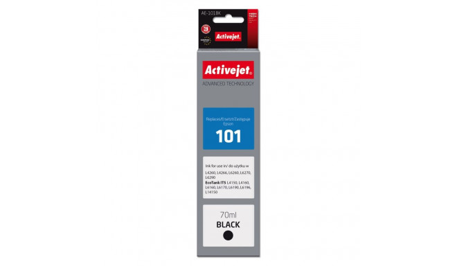 Ink Cartridge - Activejet Ae-101bk 70ml Black
