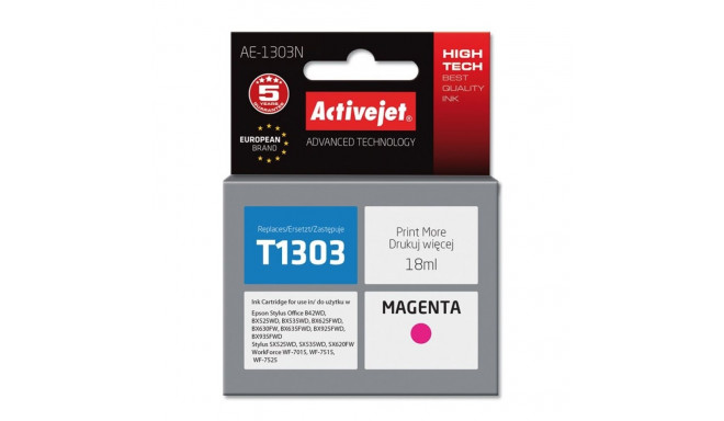 Printer Ink Cartridge - Activejet Ae-1303n