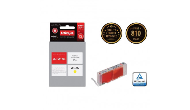 Printer Cartridge - Canon Cli-551y, Yellow