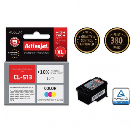Ink Cartridge - Activejet Ac-513r 15ml Color