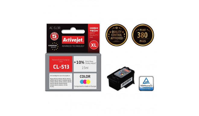 Ink Cartridge - Activejet Ac-513r 15ml Color