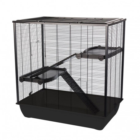 Rodent Cage - INTER-ZOO Frodo Plastic Black 800mm
