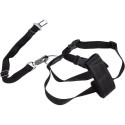 Dog Harness - TRIXIE Car Safety S 1290 Adjustable Nylon Black