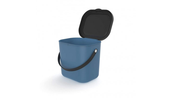 Waste Container - ROTHO Albula 6L Recycled Plastic with Hanger Hole Blue