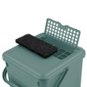 Compost Bucket - 9L with Carbon Filter Mistletoe Green