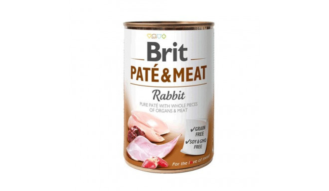 Dog Food - BRIT Paté & Meat Rabbit & Chicken 400g