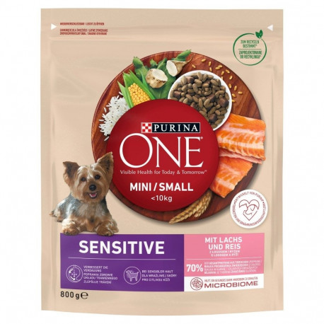 Dry Dog Food - Purina One Small Sensitive Salmon