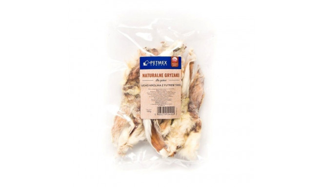 Dog Treat - PETMEX Rabbit Ear Chew 100g Natural