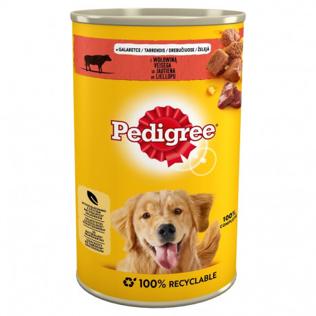 Wet Dog Food - Pedigree Beef Adult 1.2 kg Can