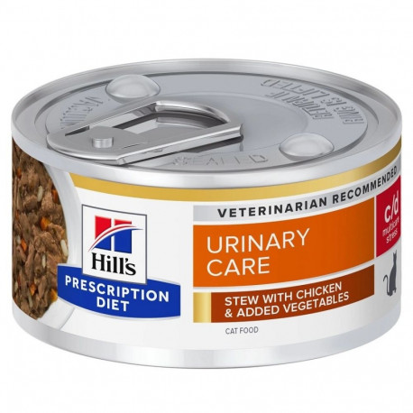 Wet Cat Food - Hill's C/d Stew With Chicken, Blue
