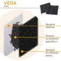 Water Filtration System - Vega Filter Carbon For The Fountain