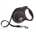 Dog Lead - Flexi Black Design L 5m