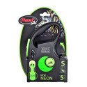 Dog Leash - Flexi Neon S 5m Retractable Lead