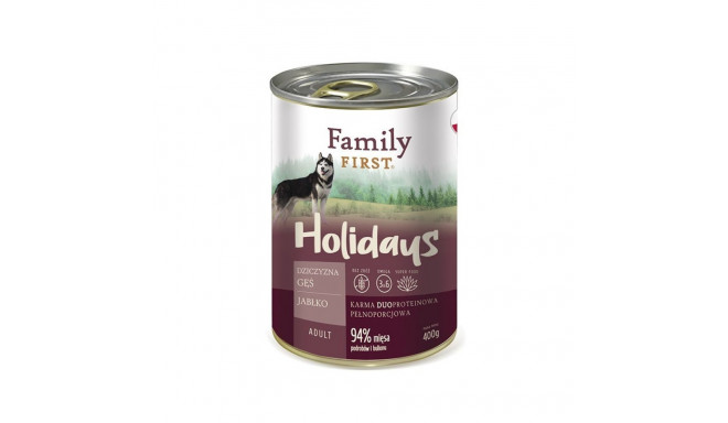 Wet Dog Food - Family First Holidays Adult Venison, Goose & Apple 400g