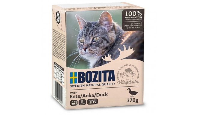 Cat Food - BOZITA Duck in Jelly Wet Cat Food 370g Grain-Free