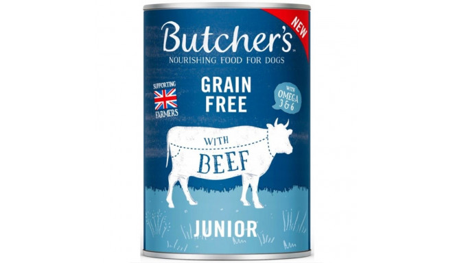 Wet Dog Food - BUTCHER'S Original Junior Beef Jelly 400g