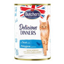 Wet Cat Food - Butcher's Delicious Dinners, Green