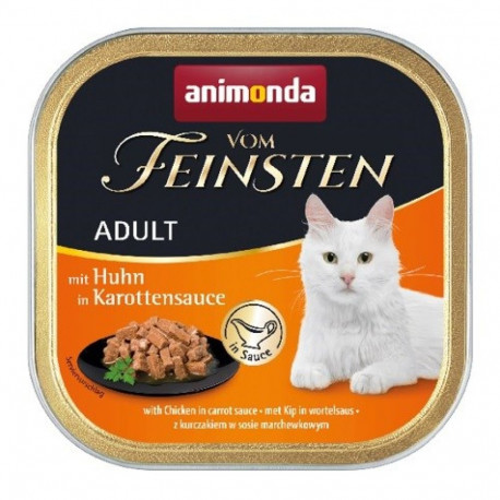 Cat Food - ANIMONDA Vom Feinsten Adult Chicken in Carrot Sauce 100g