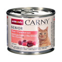 Wet Cat Food - Animonda Carny Senior Beef And Turkey Hearts 200g