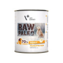 Wet Dog Food - RAW PALEO Monoprotein Turkey 800g Grain-Free