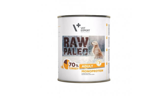 Wet Dog Food - RAW PALEO Monoprotein Turkey 800g Grain-Free