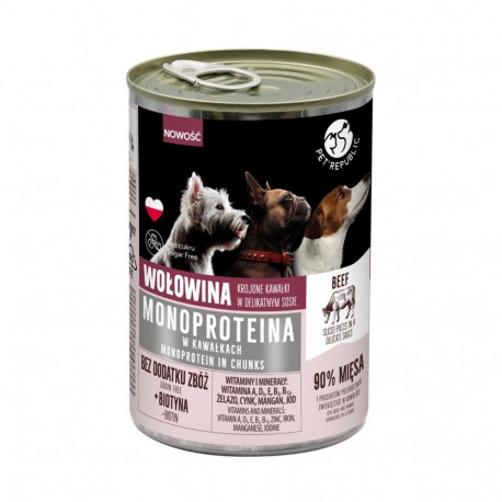 Dog Food - Pet Republic Monoprotein Beef 400g