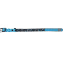 Dog Collar - KERBL Lima 36-45 cm Water-Resistant Black/Blue