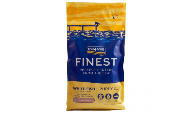 Dry Dog Food - FISH4DOGS Finest Puppy Small 6kg Fish Flavor