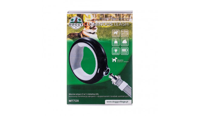 Dog Leash - Doggy Village Mt7128 2m Black