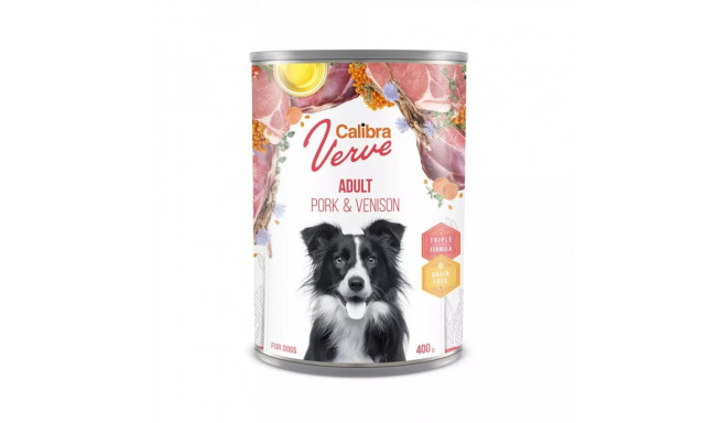 Dog Food - Calibra Verve 400g Adult Dog Food (pork & Venison)