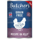 Dog Food - Butcher's Original Recipe in Jelly with Liver or Kidney 6 x 400g