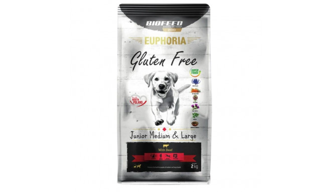 Dog Food - Biofeed Euphoria 2kg Gluten Free Junior & Large Breed Dog F