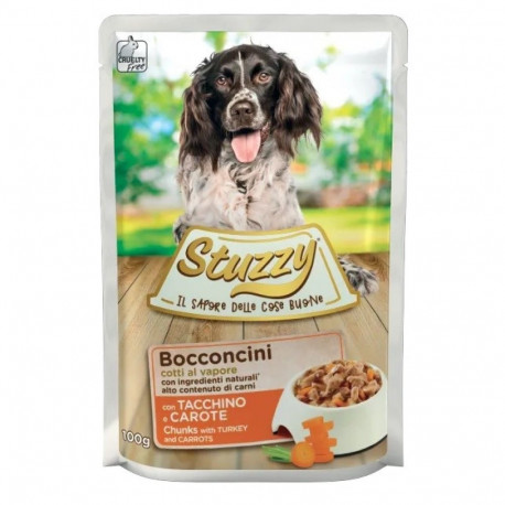 Wet Dog Food - STUZZY Chunks Turkey & Carrots 100g Gluten-Free