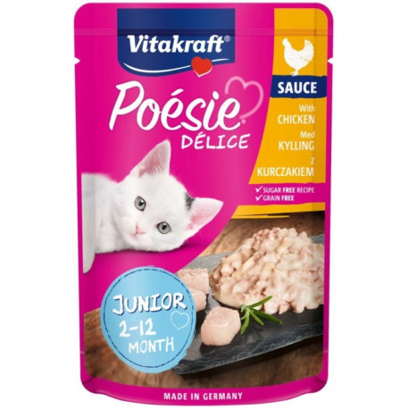 Wet Cat Food - Vitakraft Poesei Delice Junior