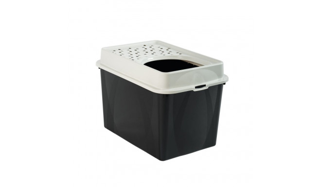 Cat Litter Box - Rotho Berty Eco, Black