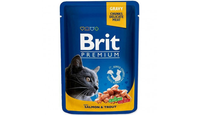 Wet Cat Food - Brit Premium 100g