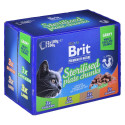 Wet Cat Food - Brit Premium Cat Sterilised 12x100g