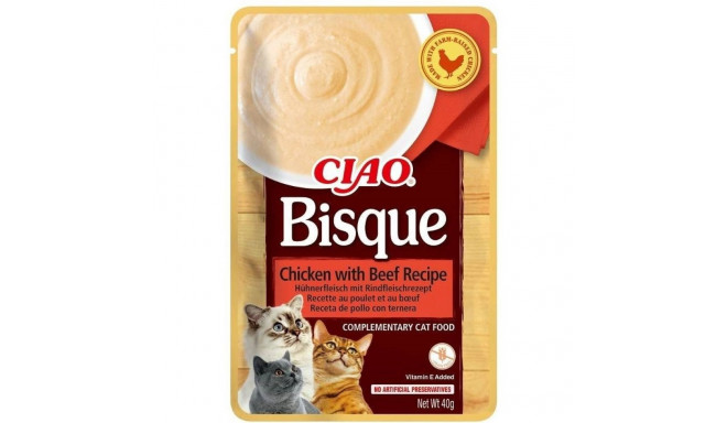 Cat Treats - INABA Ciao Bisque Chicken with Beef 12 x 40g