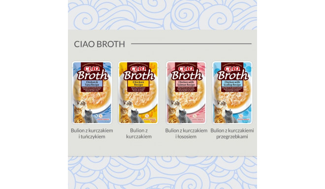 Cat Treats - INABA Ciao Chicken & Scallop 12x40g Grain-Free