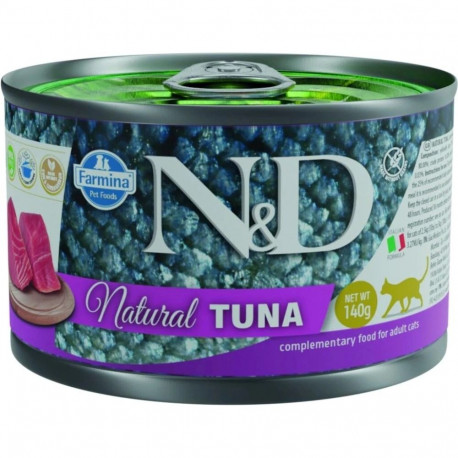 Wet Cat Food - Farmina N&d Cat Natural Tuna 140g