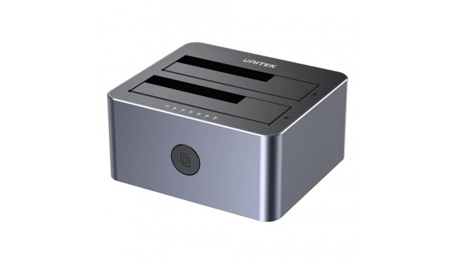 Cloning Station - UNITEK 2X SATA USB 5GB Offline Grey