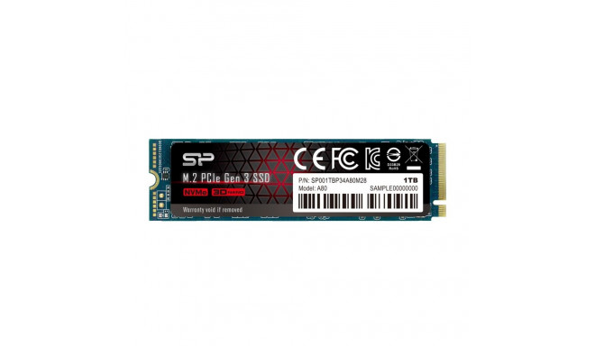 M.2 SSD - Silicon Power P34a80 1024gb Pcie 3.0 Slc NVMe
