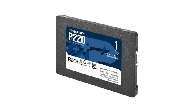 Internal SSD - Patriot Memory P220 1TB 2.5" Serial Ata Iii